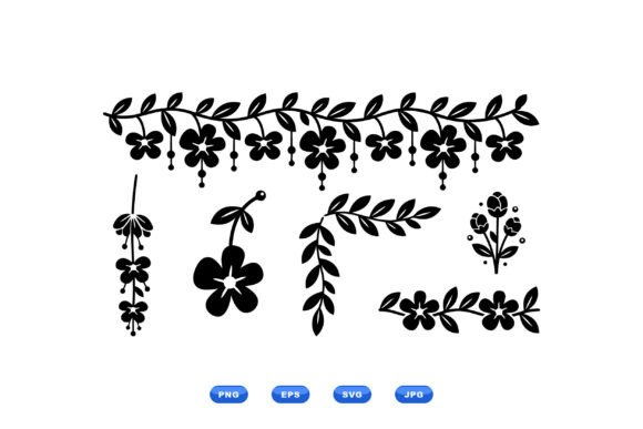 Boho Floral Garland Clipart: A Designer's Stitch Test
