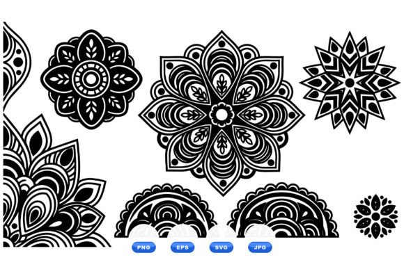 Boho Mandala SVG Clipart Set Review