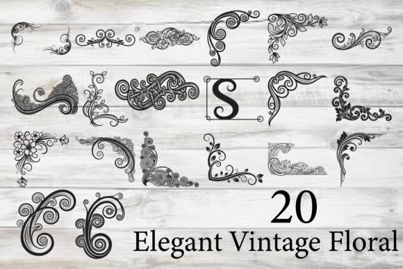 Elegant Vintage Floral Review for Real Embroidery