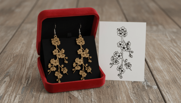 Floral Branch Earring Design Review
