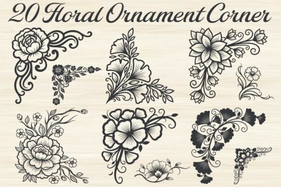 Floral Ornament Corner Designs: A Designer's Review