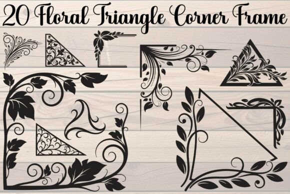Floral Triangle Corner Frame Bundle Review