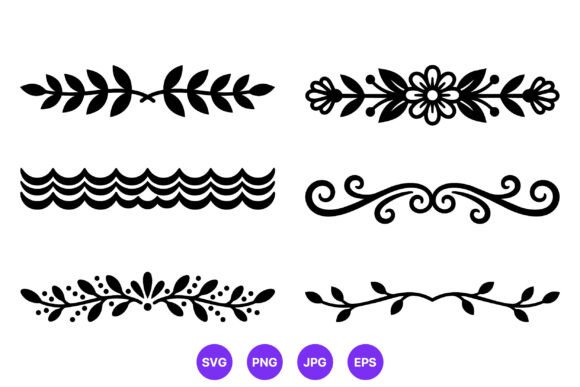 Floral Wave Border Vector Set Review
