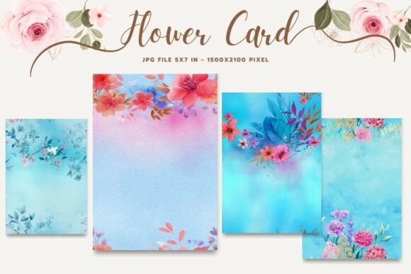 Flower Card Floral Greeting Postcard_33 Embroidery Review