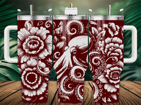 Maroon Floral Octopus: A Designer's Review for Real Embroidery Projects