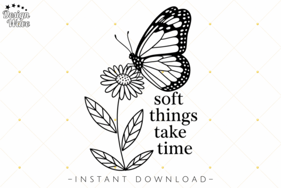 Minimalist Flower Line Art SVG PNG Review
