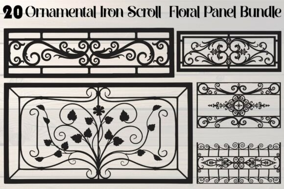 Ornamental Iron Scroll Floral Panel Review