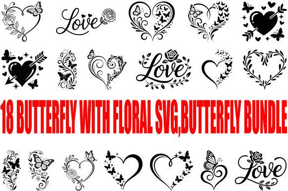 Real Review: 18 Butterfly with Floral,Butterfly Bundl