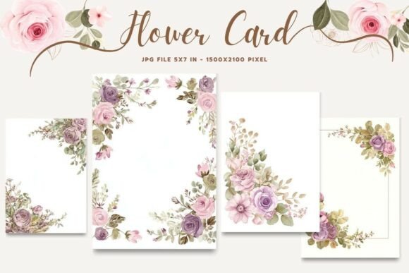 Reviewing Flower Card Floral Greeting Postcard_23 for Real Embroidery