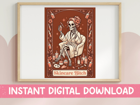Skincare Bitch Tarot Card SVG: A Designer's Real-World Embroidery Review